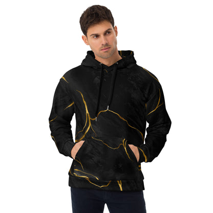 Black & Gold Unisex Hoodie 