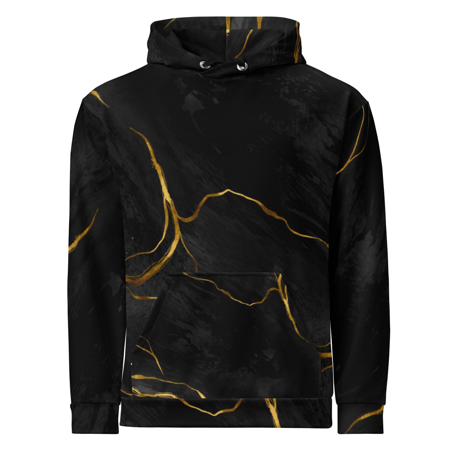 Black & Gold Unisex Hoodie 