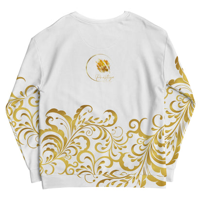 Prestige™ Sweatshirt Weiß und Gold Unisex Flowering