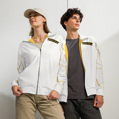 Veste de survêtement Prestige™ Unisexe Blanc et Or Filament Horizon