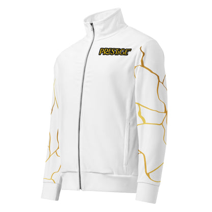 Veste de survêtement Prestige™ Unisexe Blanc et Or Filament Horizon