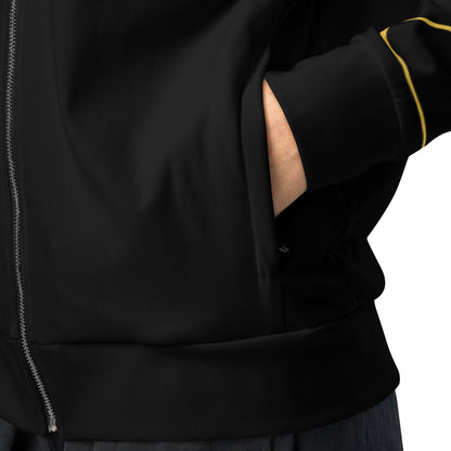 Unisex Prestige™ Trainingsjacke Black and Gold Filament Horizon