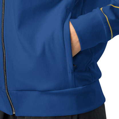 Prestige™ Unisex Navy &amp; Gold Filament Horizon Track Jacket