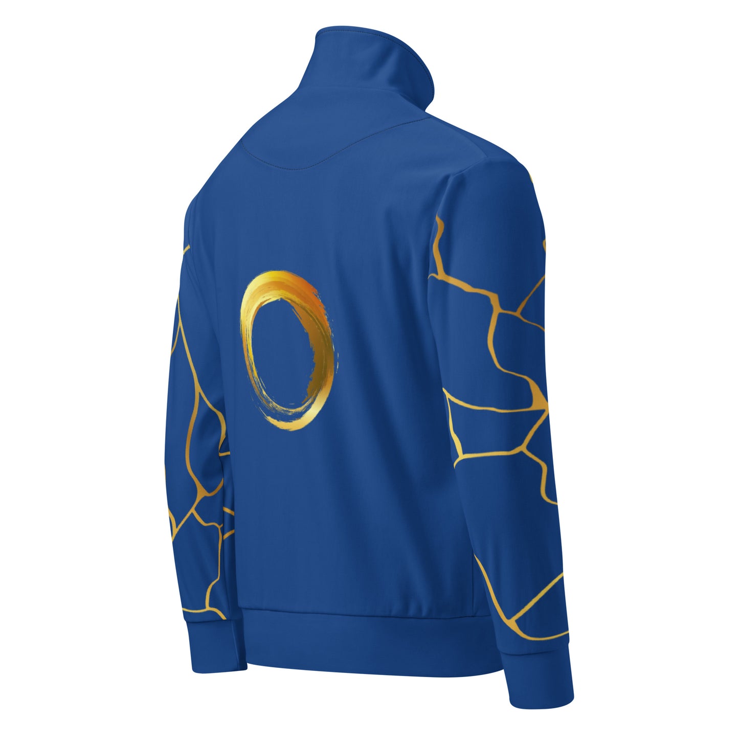 Prestige™ Unisex Navy &amp; Gold Filament Horizon Track Jacket