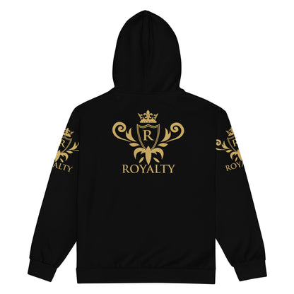 Prestige™ Unisex Zip Hoodie Schwarz &amp; Gold KING