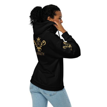 Prestige™ Unisex Zip Hoodie Schwarz &amp; Gold KING