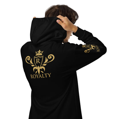 Prestige™ Unisex Zip Hoodie Schwarz &amp; Gold KING