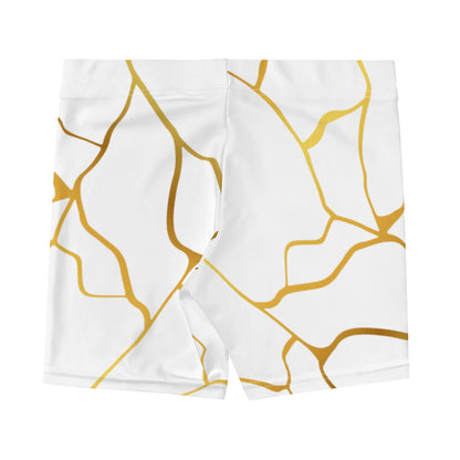 Short Prestige™ Blanc & Or Filament Femme