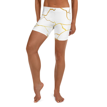 Short Prestige™ Blanc & Or Filament Femme