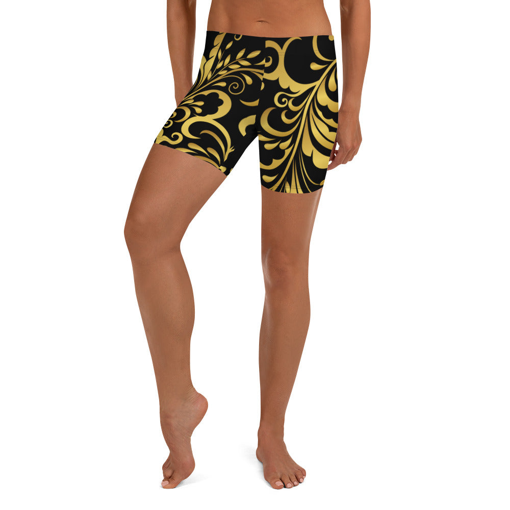 Prestige™ Blooming-Shorts in Schwarz und Gold