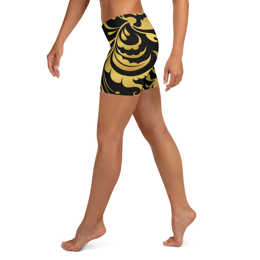 Prestige™ Blooming-Shorts in Schwarz und Gold