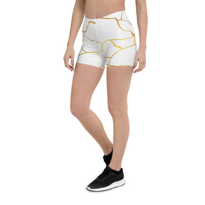 Short Prestige™ Blanc & Or Filament Femme