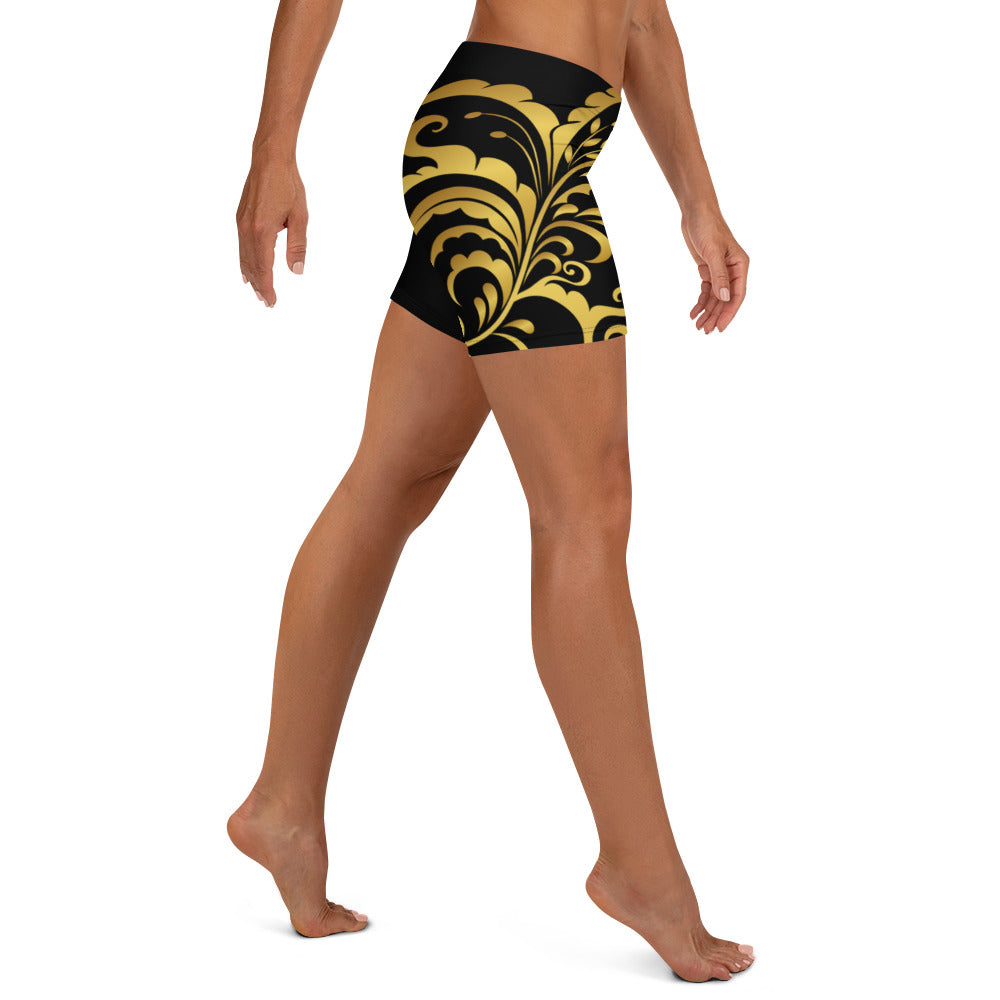 Prestige™ Blooming-Shorts in Schwarz und Gold