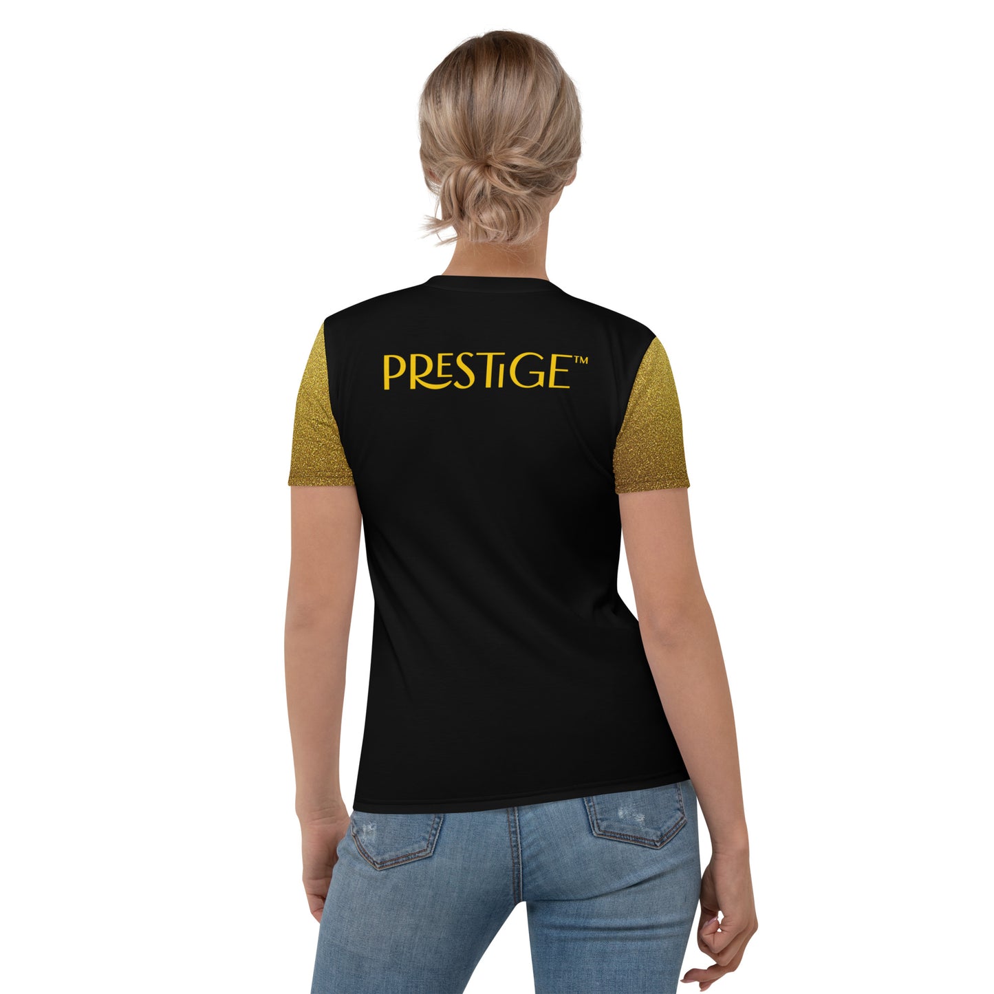 T-shirt Prestige™ Noir et Or Femme