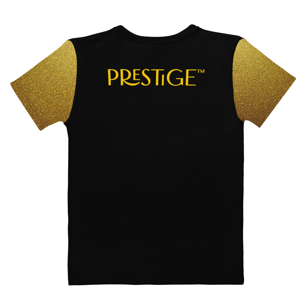 T-shirt Prestige™ Noir et Or Femme