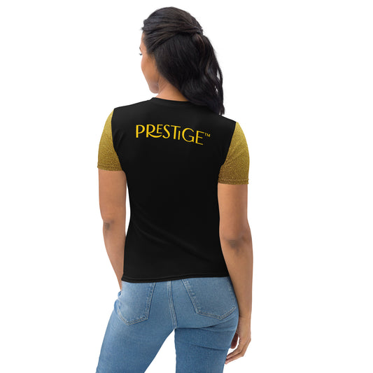 T-shirt Prestige™ Noir et Or Femme