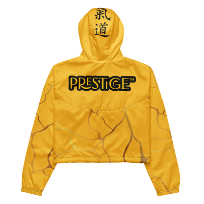 Prestige™ Yellow and Gold Filament Women's Short Windbreaker