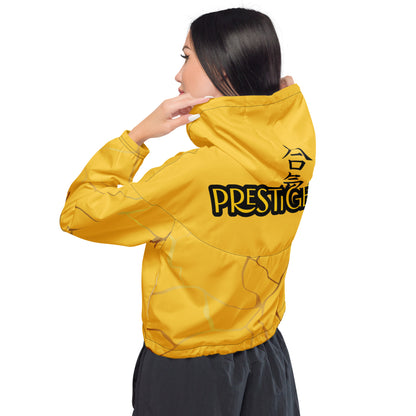 Prestige™ Yellow and Gold Filament Women's Short Windbreaker