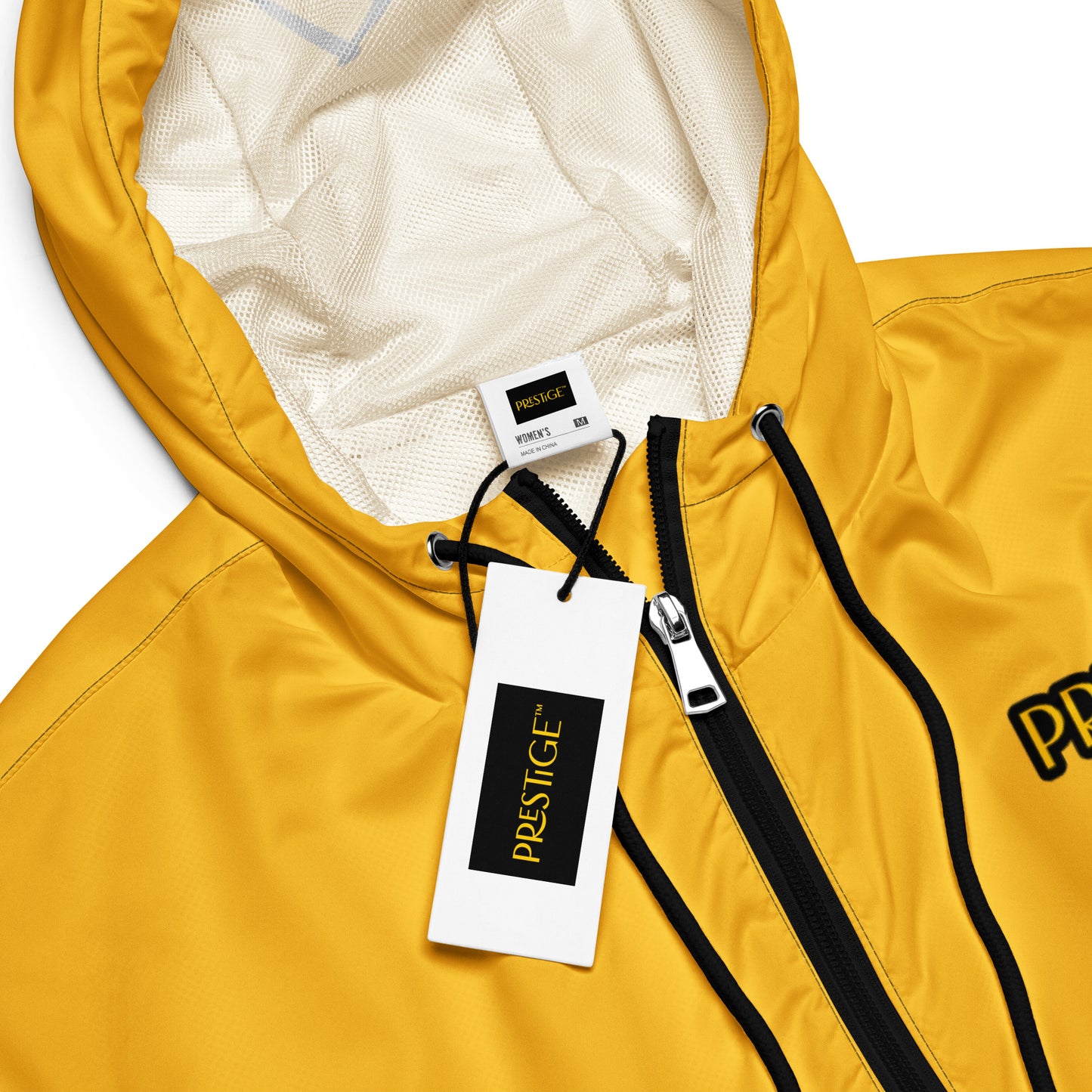 Prestige™ Yellow and Gold Filament Women's Short Windbreaker