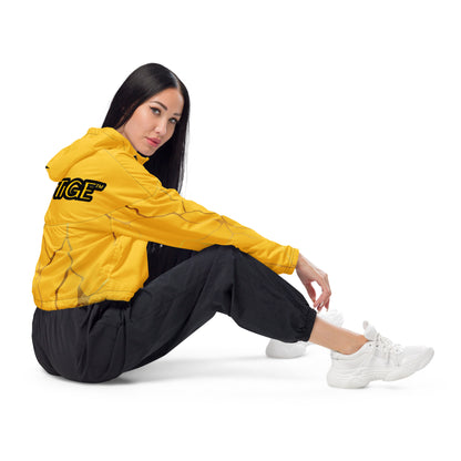 Prestige™ Yellow and Gold Filament Women's Short Windbreaker