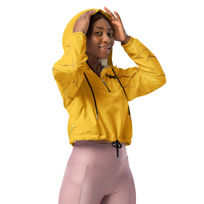 Prestige™ Yellow and Gold Filament Women's Short Windbreaker