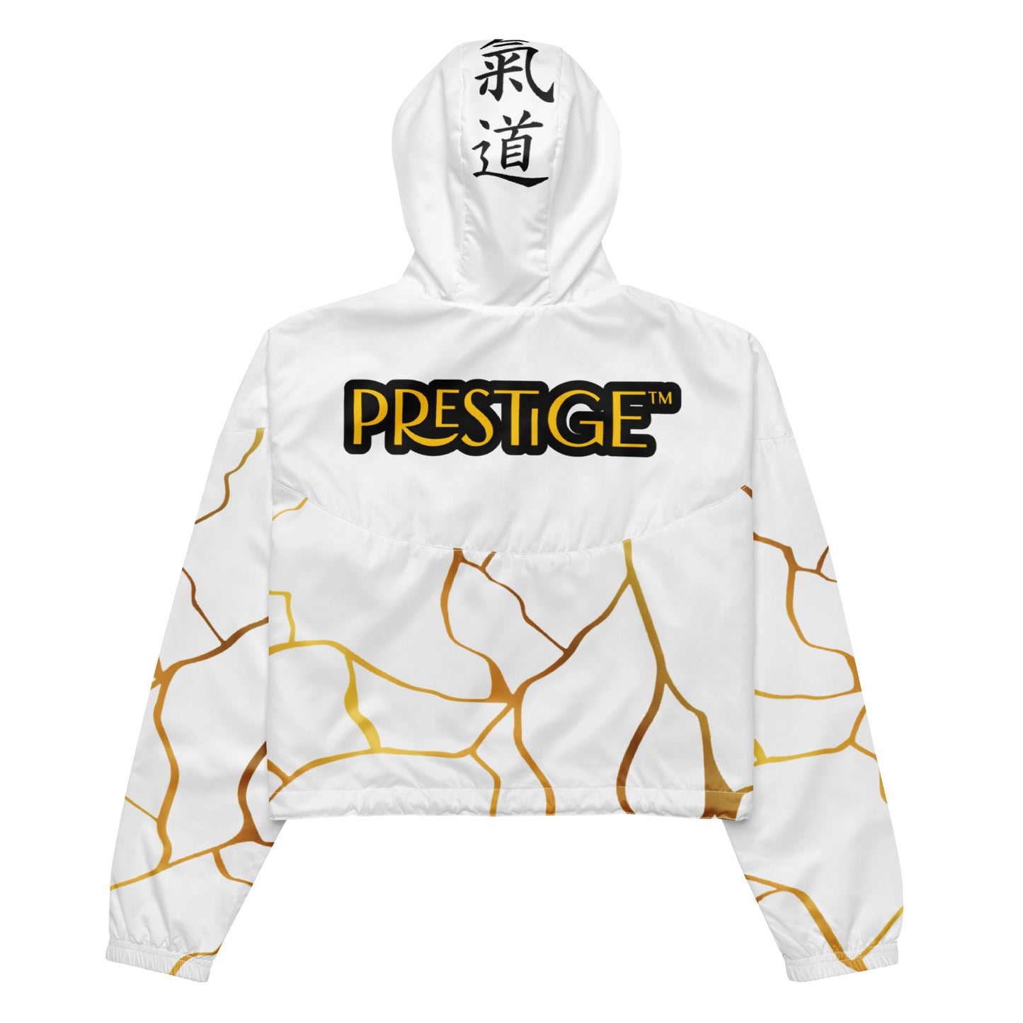 Prestige™ White and Gold Filament kurze Windjacke für Damen