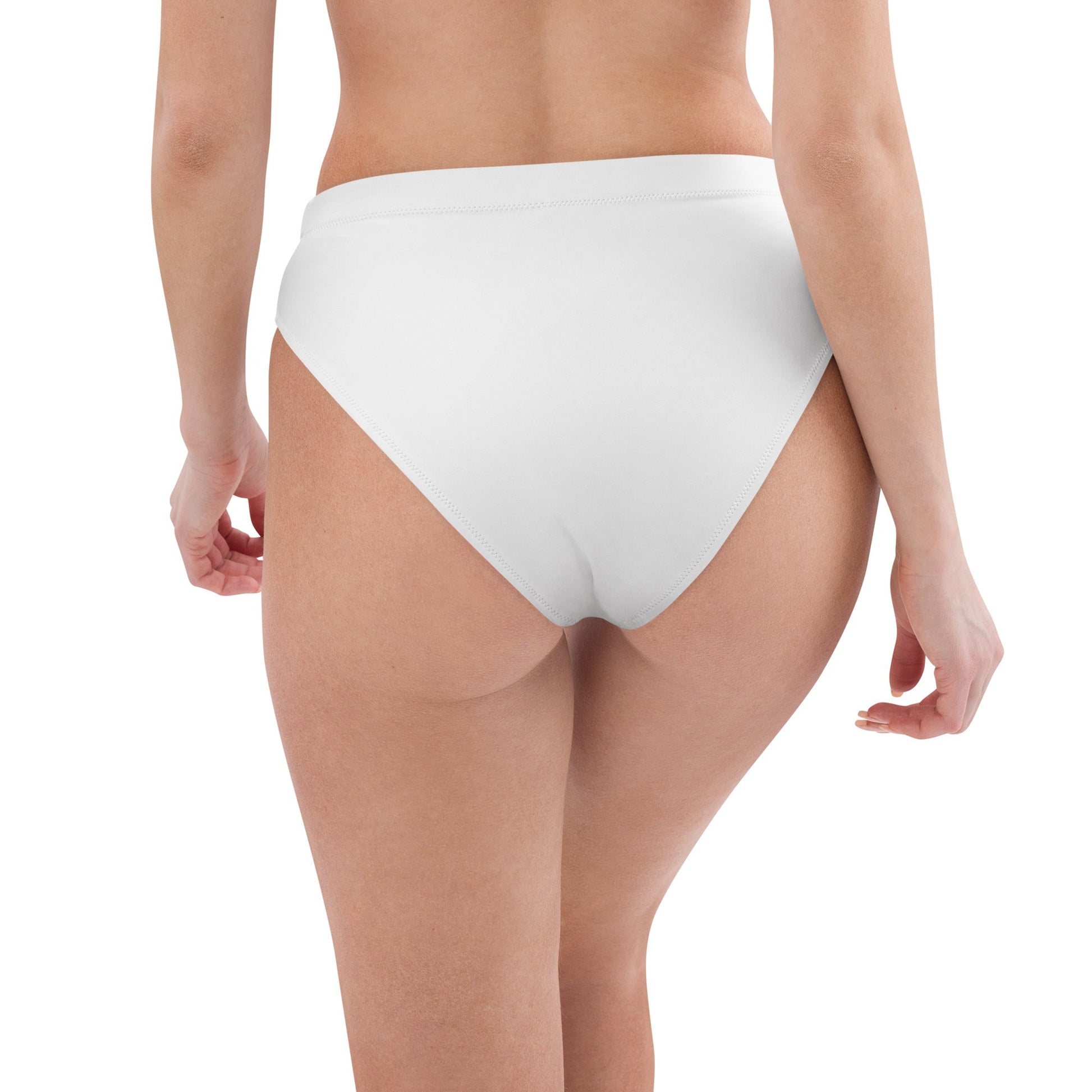 Bas de bikini taille haute Prestige™ Blanc Pure - Prestige Picture Sxm