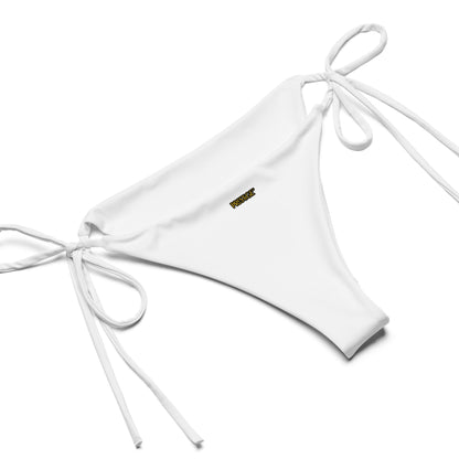 Bikini à string Prestige™ Floraison Blanc et Or - Prestige SXM