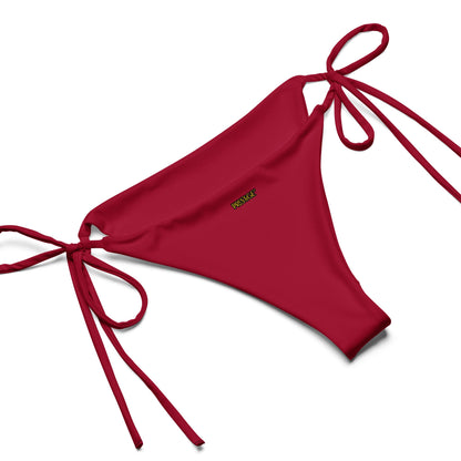 Bikini à string Prestige™ Floraison Vin et Or - Prestige SXM