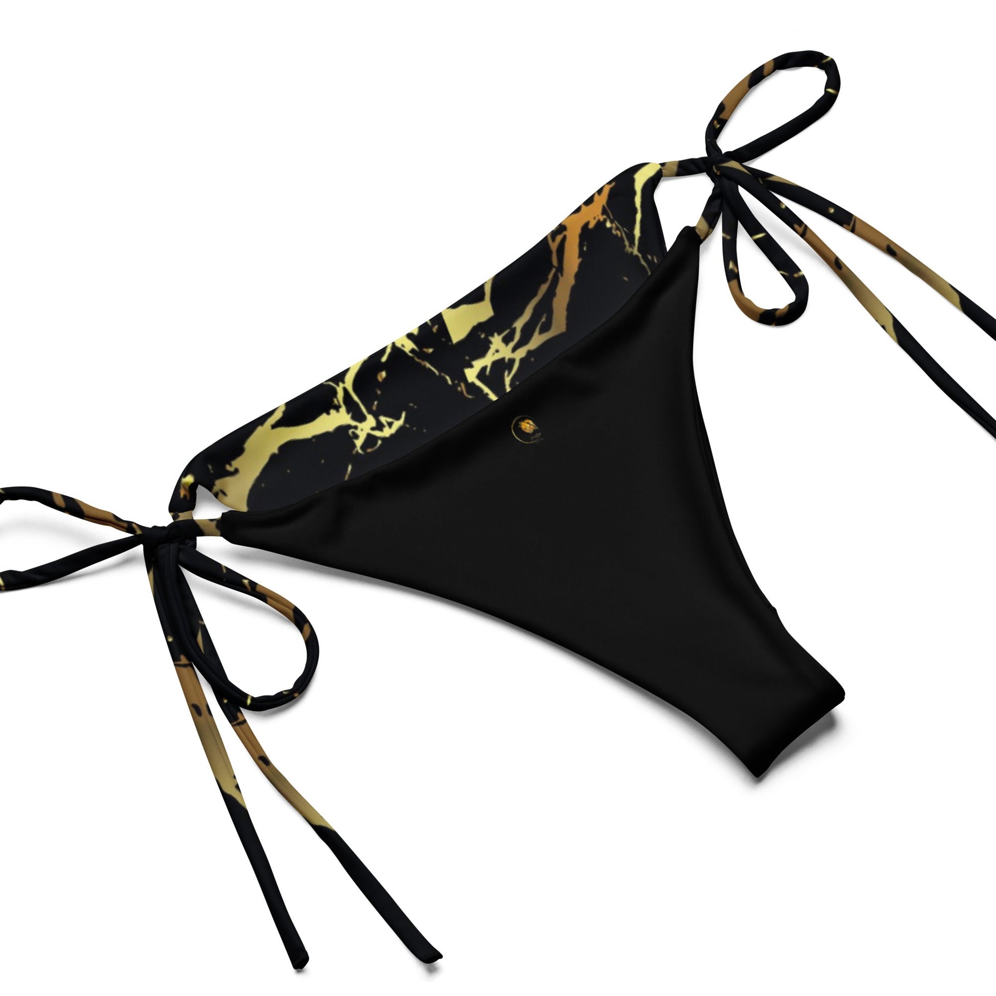 Bikini à string Prestige™ Noir & Or - Prestige Picture Sxm