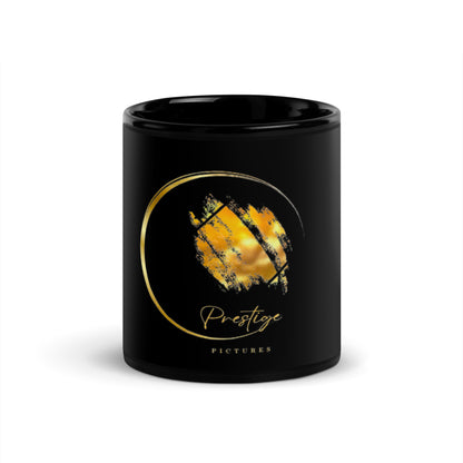 Prestige™ Black and Gold Glossy LOGO Mug