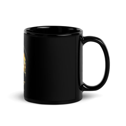 Prestige™ Black and Gold Glossy LOGO Mug