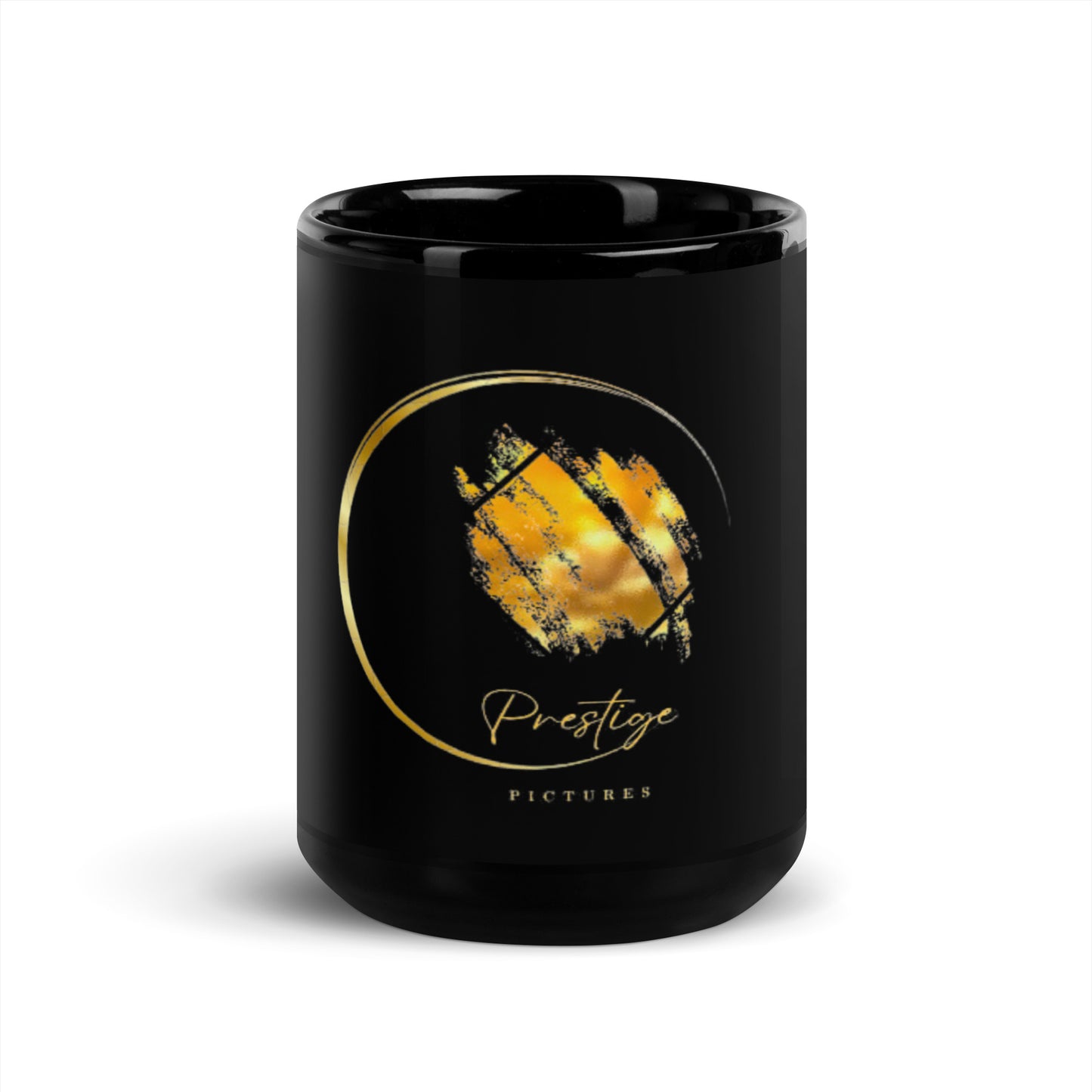 Prestige™ Black and Gold Glossy LOGO Mug