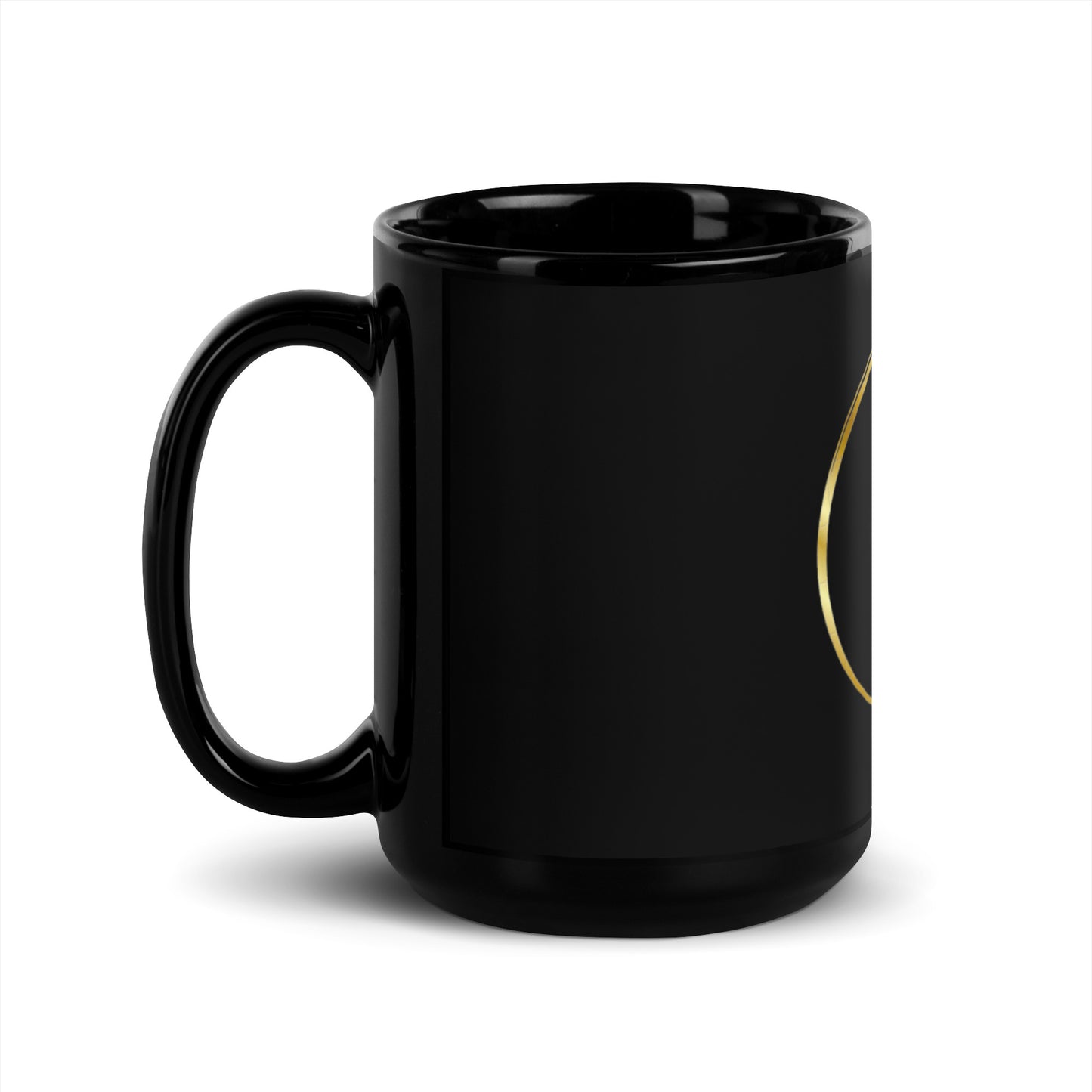 Prestige™ Black and Gold Glossy LOGO Mug