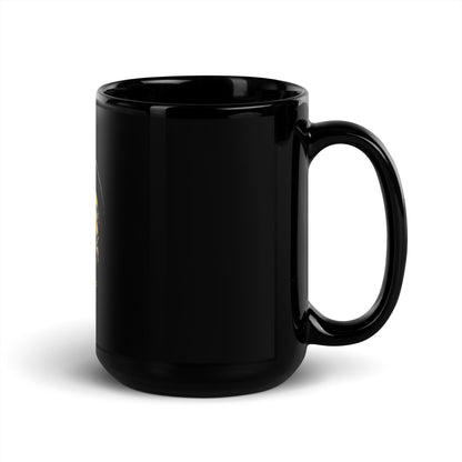 Prestige™ Black and Gold Glossy LOGO Mug