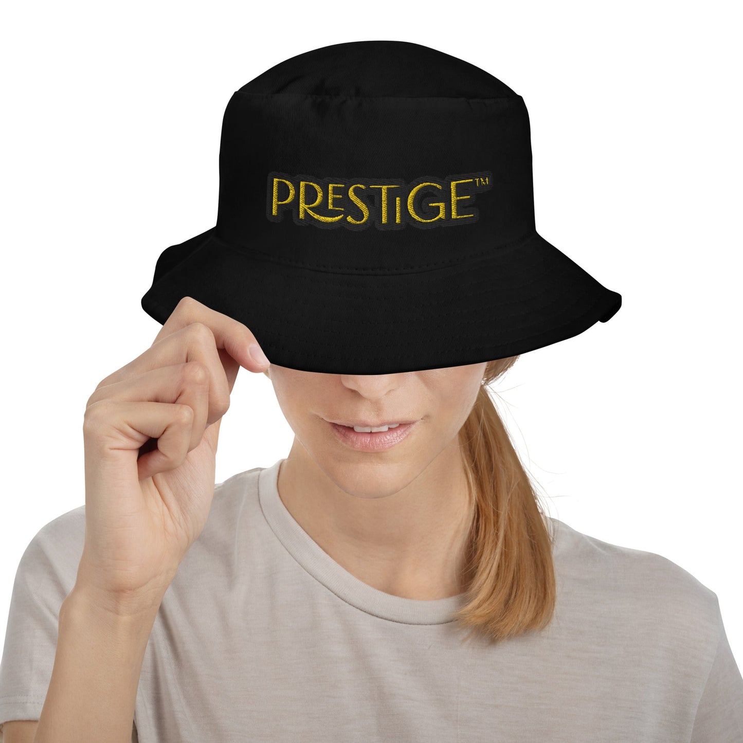 Bob Prestige™ Texte Noir et Or - Prestige Picture Sxm