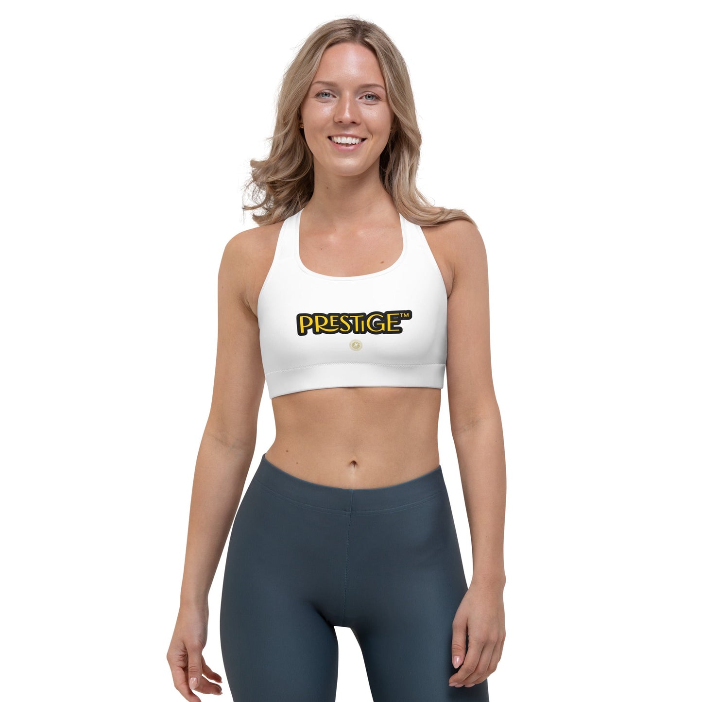 Brassière de Sport Prestige™ Blanc et Or DRAGON - Prestige SXM