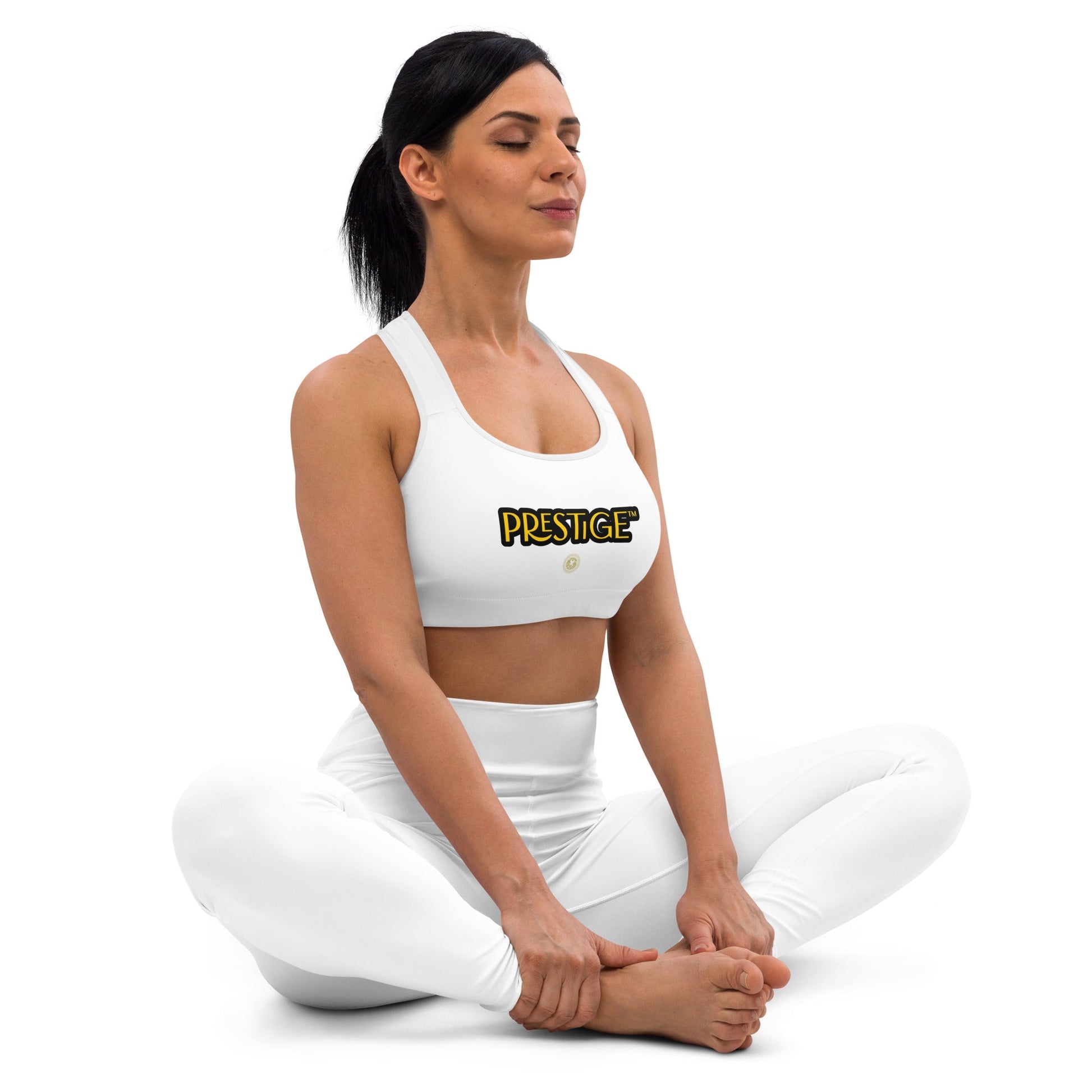 Brassière de Sport Prestige™ Blanc et Or DRAGON - Prestige SXM