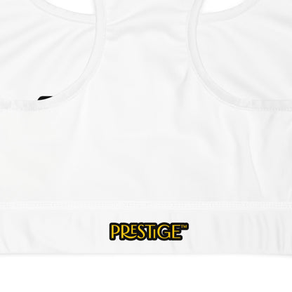 Brassière de Sport Prestige™ Blanc et Or DRAGON - Prestige SXM