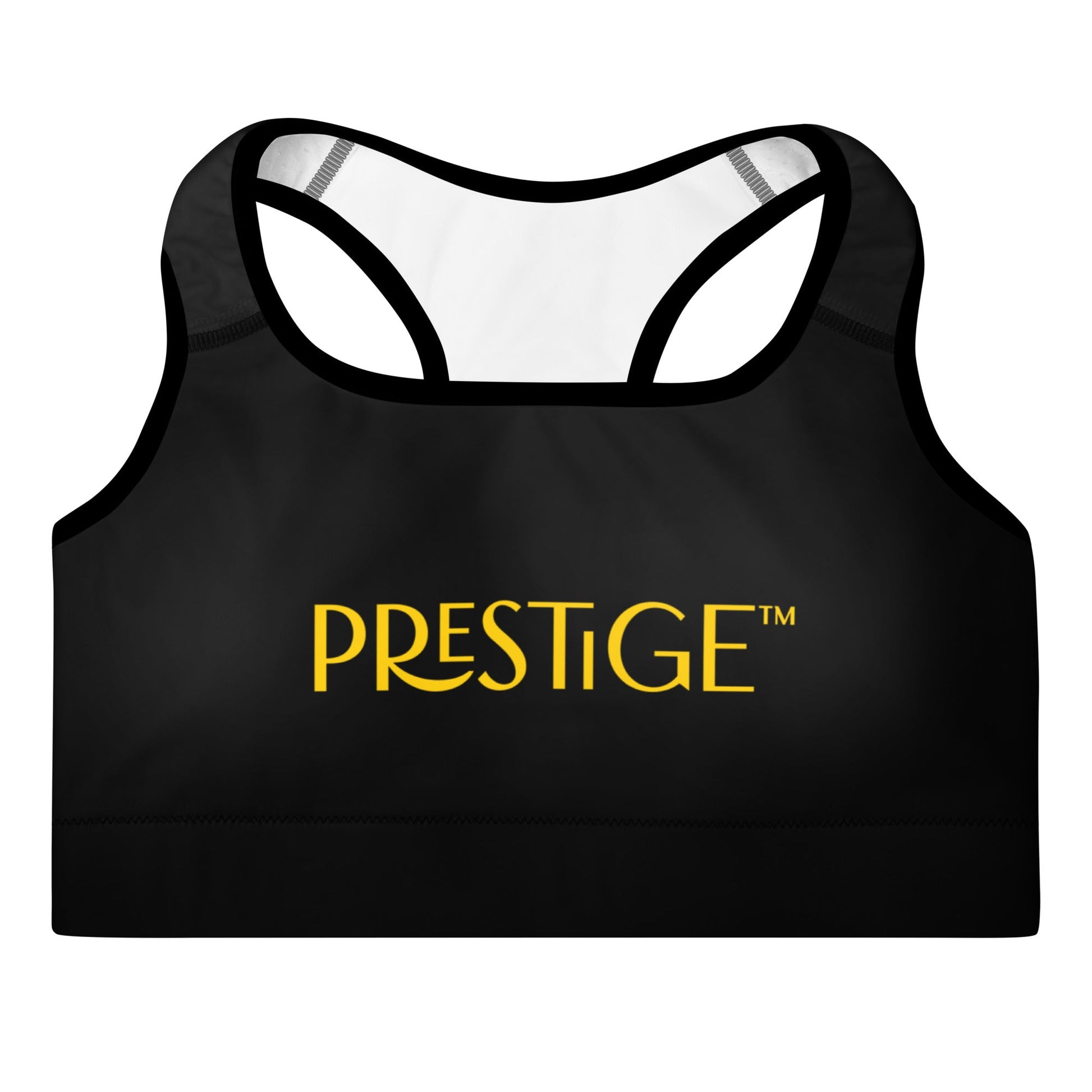 Brassière de Sport Rembourrée Prestige™ Noir et Or DRAGON - Prestige SXM