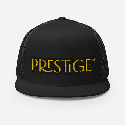 Casquette Trucker Prestige™ Texte Noir et Or - Prestige SXM