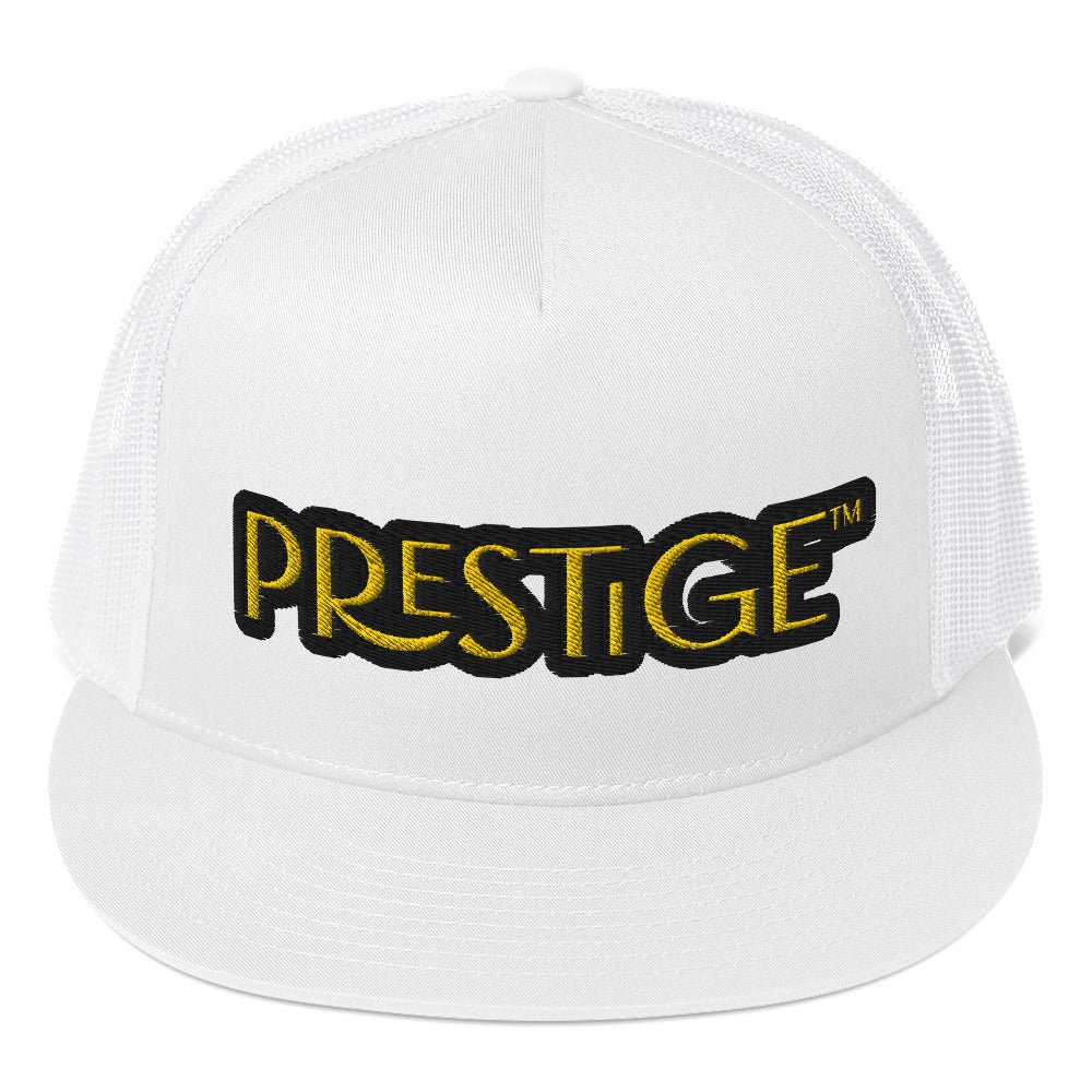 Casquette Trucker Prestige™ Texte Noir et Or - Prestige SXM