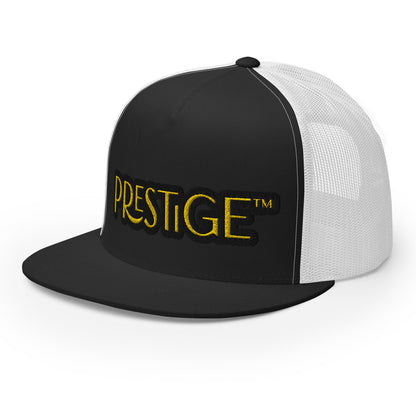 Casquette Trucker Prestige™ Texte Noir et Or - Prestige SXM