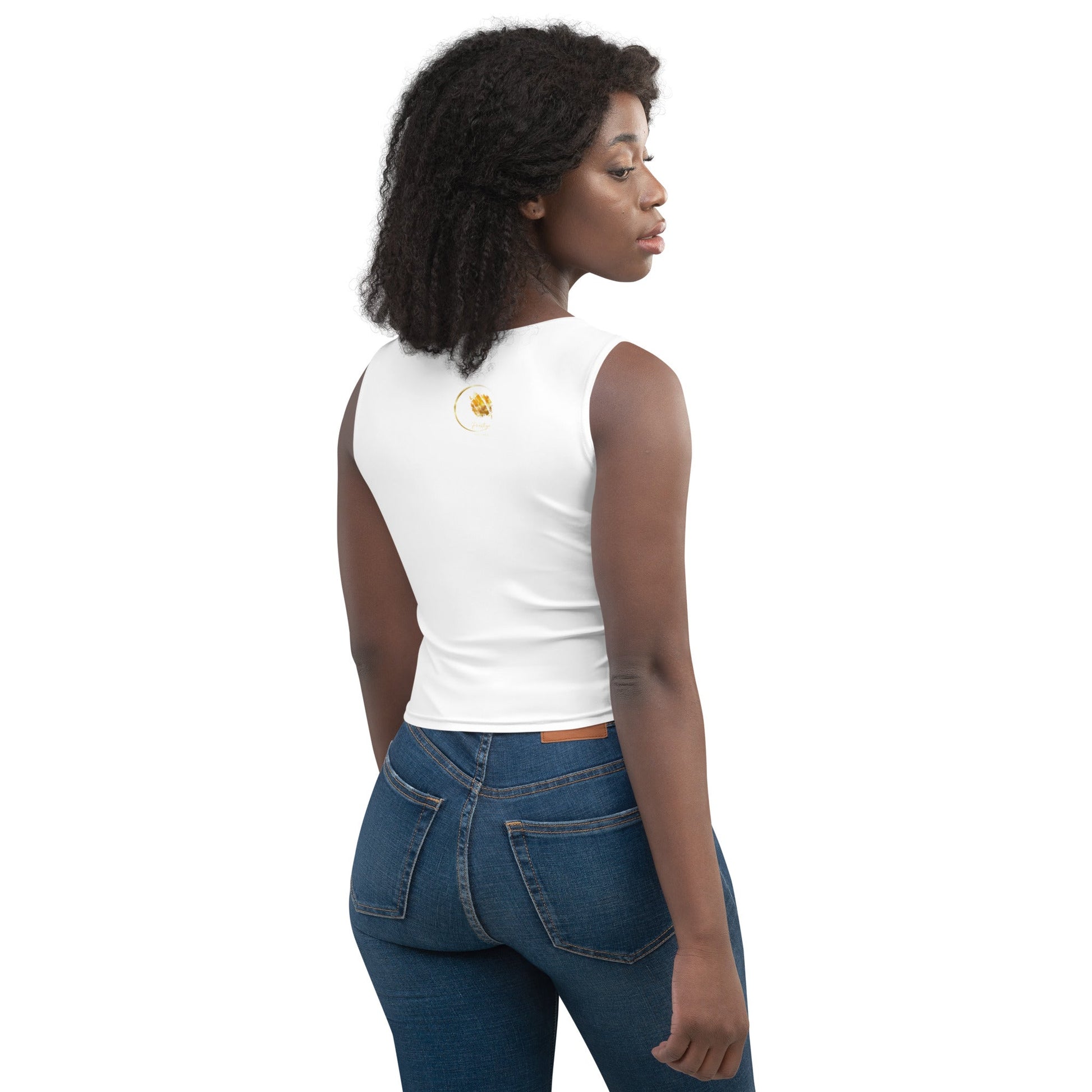 Crop Top Prestige™ cœur d’or blanc & Or - Prestige SXM