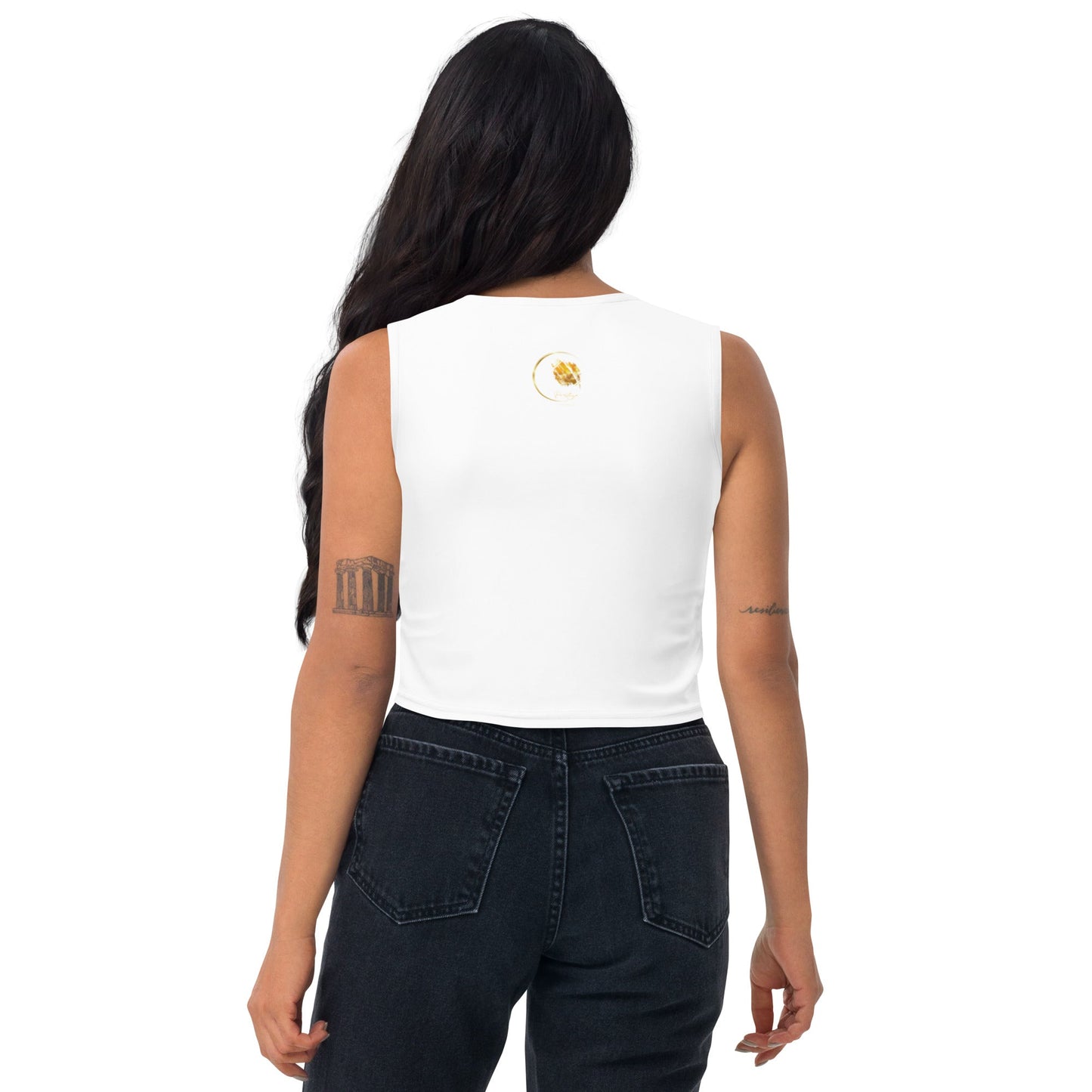 Crop Top Prestige™ cœur d’or blanc & Or - Prestige SXM