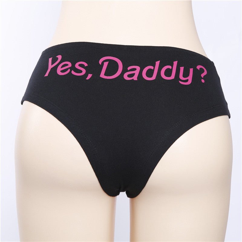 Culotte sexy imprimé "Yes Daddy" - Prestige SXM