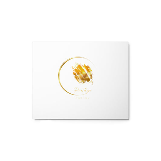 Plaque Prestige™ Metalique Blanche