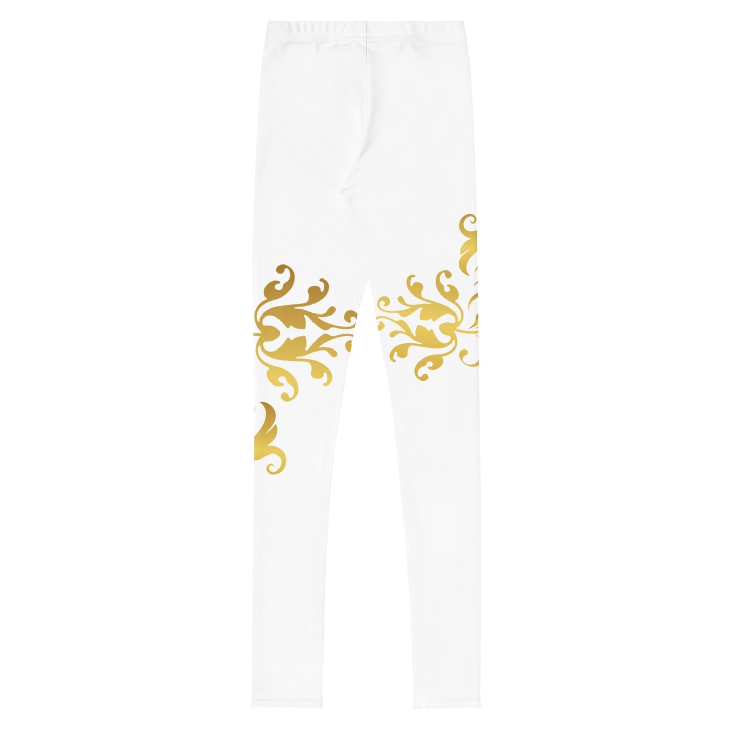 Legging Pour Ado Prestige™ Blanc et Or Floraison - Prestige SXM