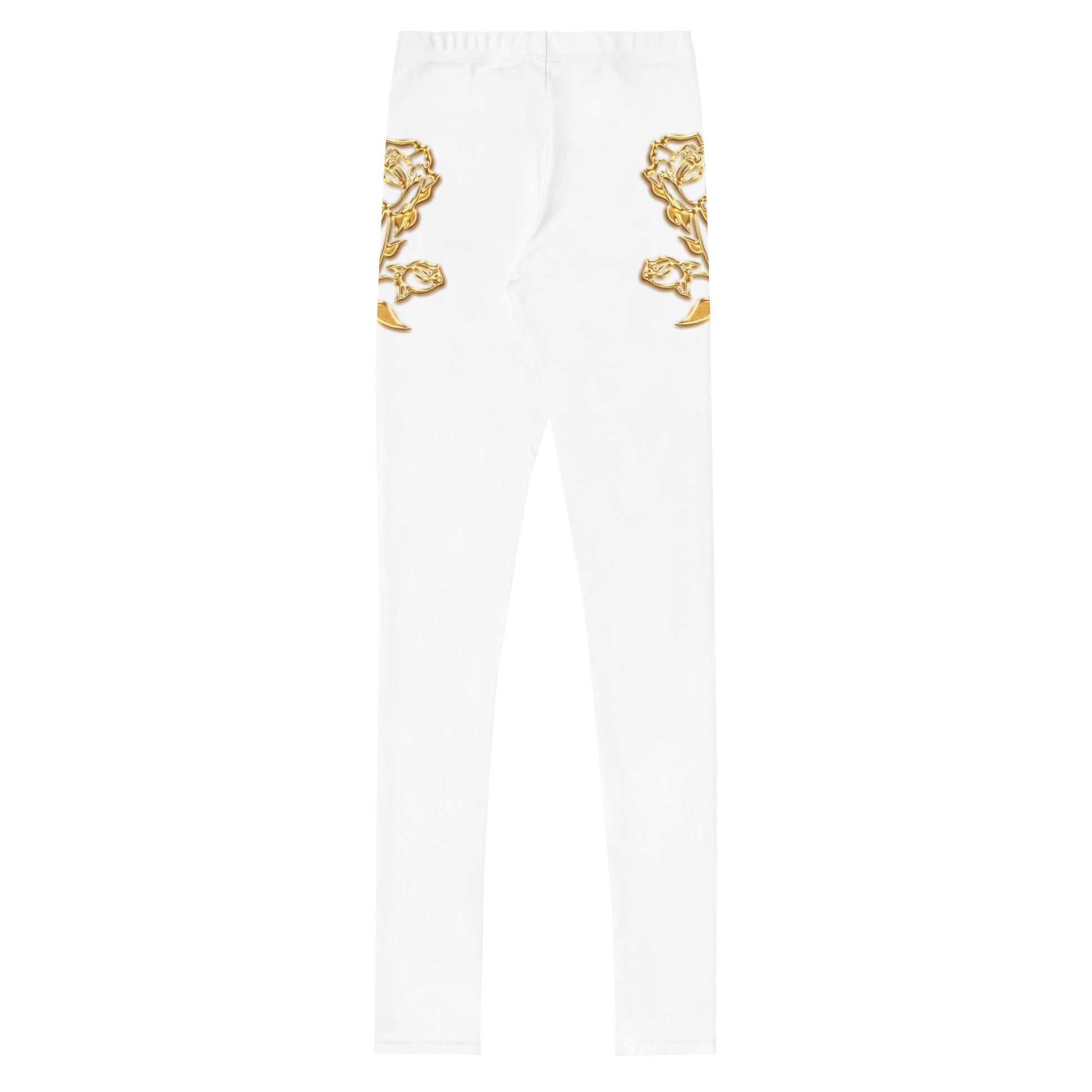 Legging Pour Ado Prestige™ Blanc et Or Petite Fleur - Prestige SXM