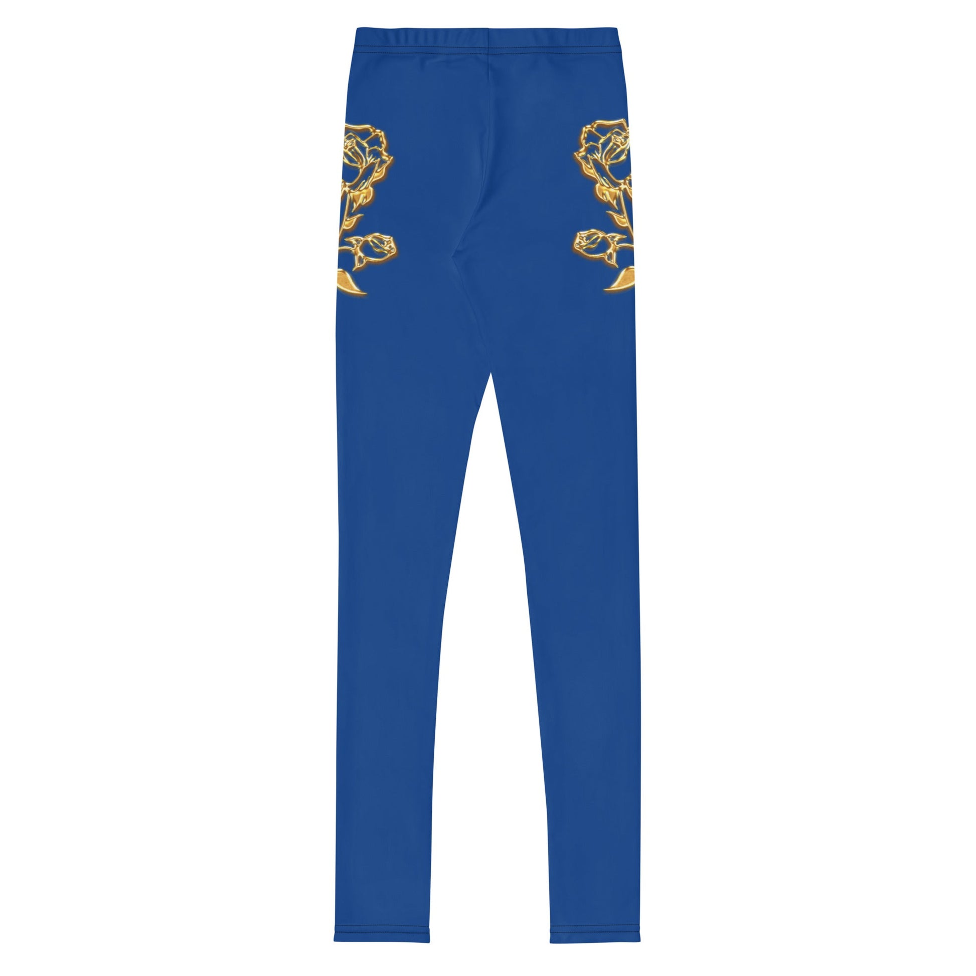 Legging Pour Ado Prestige™ Bleu Royal et Or Petite Fleur - Prestige SXM